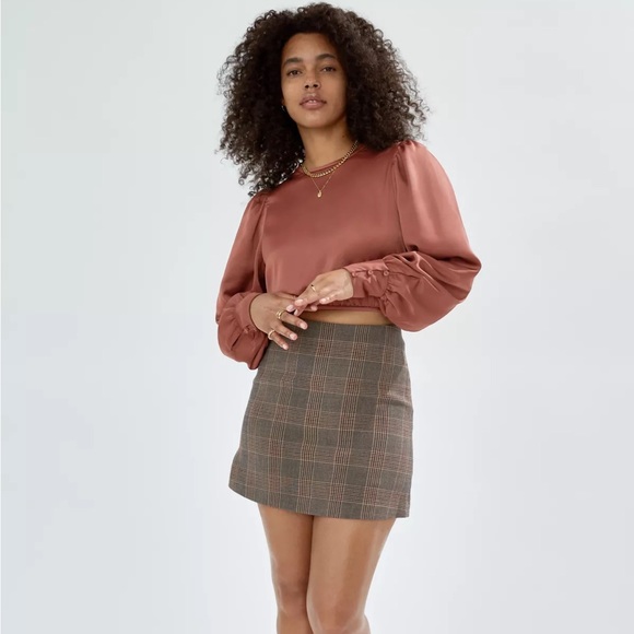 Wilfred Aritzia large rose pink lily blouse - Picture 3 of 8